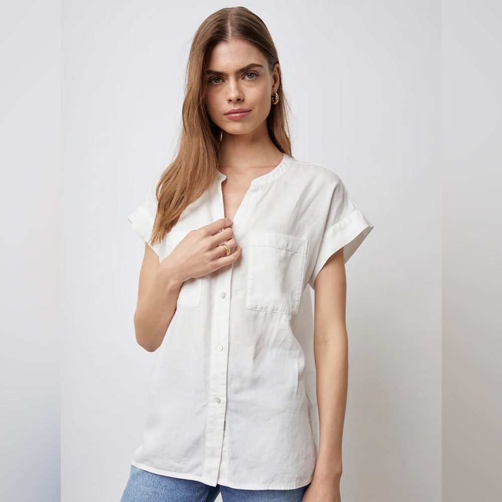 Rails Mel Shirt- White- size M